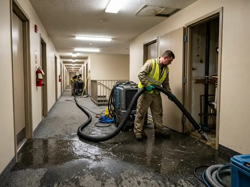 multi-unit-apartment-hallway-f-005 — frequently asked questions, Emergency Burst Pipe Water Extraction & Removal in Carroll…